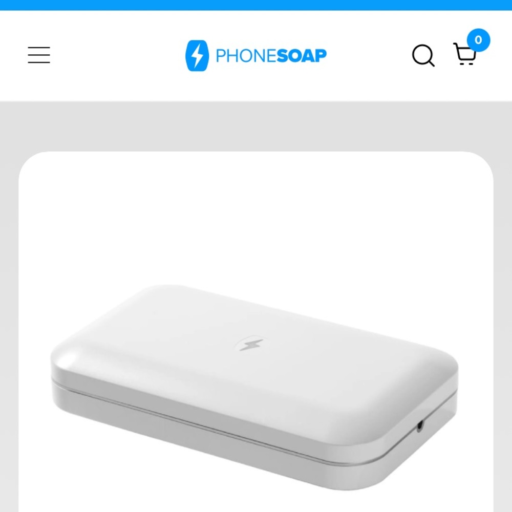 Phone Soap 3 | The Original UVC Phone Sanitizer & Charger